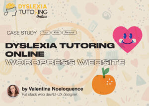 A wordpress website for dyslexia tutor