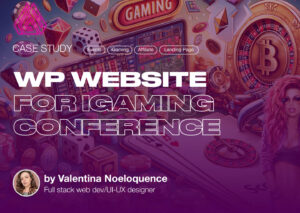 iGaming Conference wordpress website design + developing